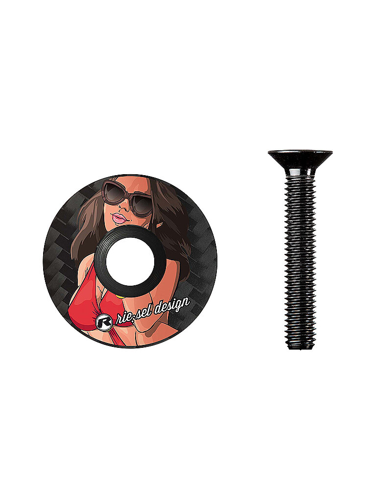 RIESEL DESIGN stem:cap Girl Bella schwarz